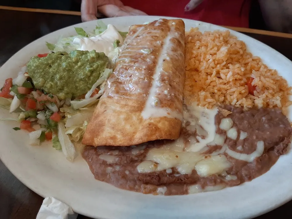 Cheese Quesadilla Rice & Beans